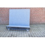 Platenkar / platenwagen 160cm lang. Gebruikt.